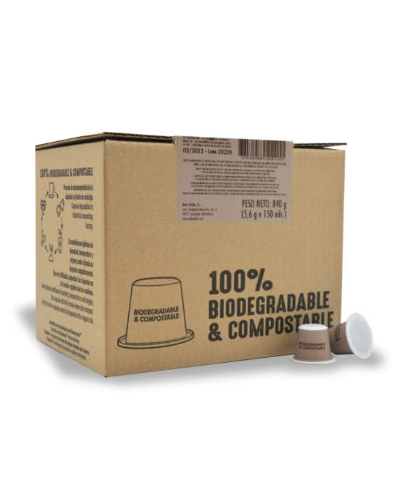 Caja 150 cápsulas compatibles con Nespresso - Ristretto - Arabo