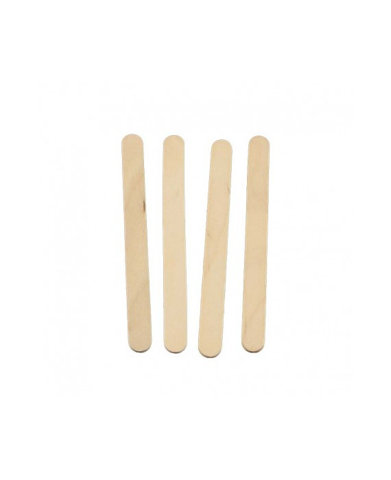 Tira de 50 Paletinas de Madera 90 mm