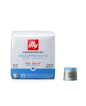 Estuche 18 Cápsulas Iperespresso de Café Descafeinado illy