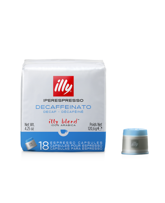 Estuche 18 Cápsulas Iperespresso de Café Descafeinado illy