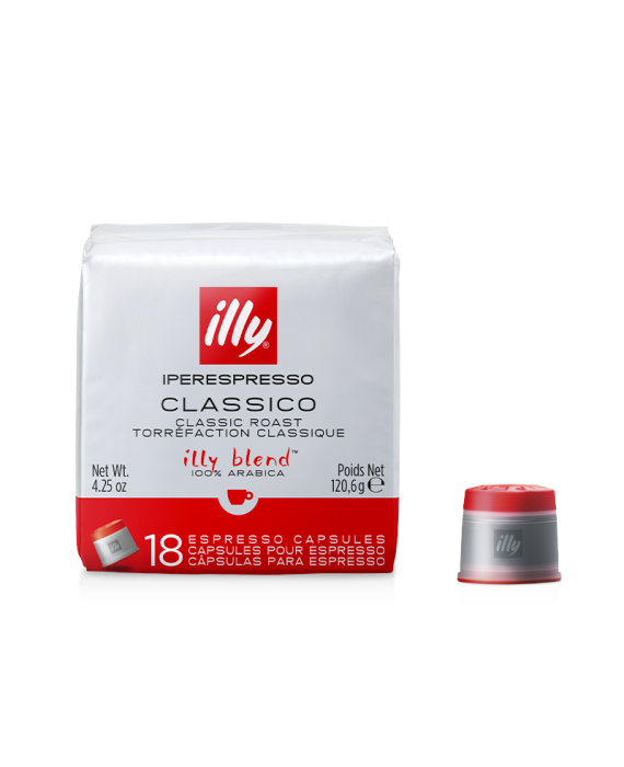 Estuche 18 Cápsulas Iperespresso de Café Classico illy
