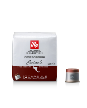 Estuche 18 Cápsulas Iperespresso de Café Arabica Selection Guatemala illy