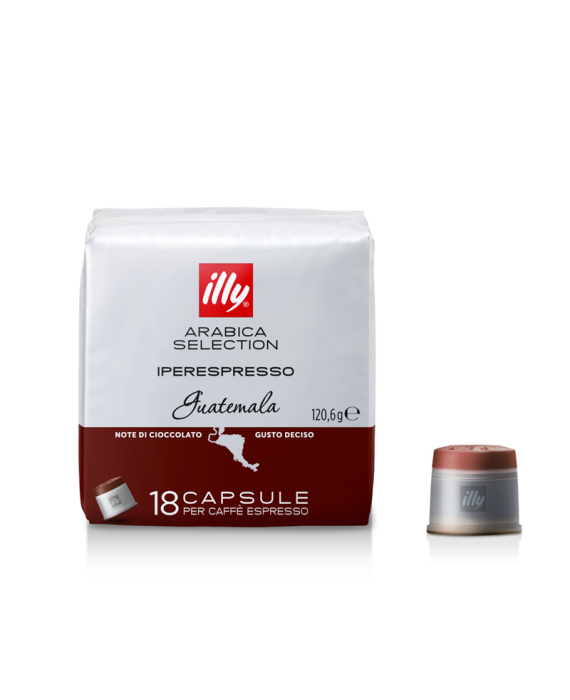 Estuche 18 Cápsulas Iperespresso de Café Arabica Selection Guatemala illy