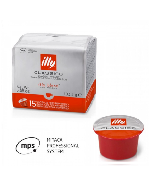 Estuche de 15 Cápsulas MPS de Café Classico Illy