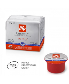 Estuche de 15 Cápsulas MPS de Café Lungo Illy