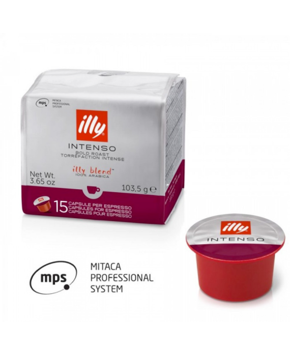 Estuche de 15 Cápsulas MPS de Café Intenso Illy