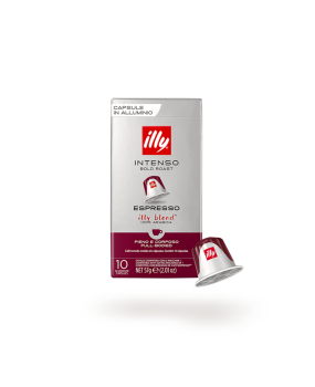 Estuche 10 cápsulas compatibles con Nespresso - Intenso - illy