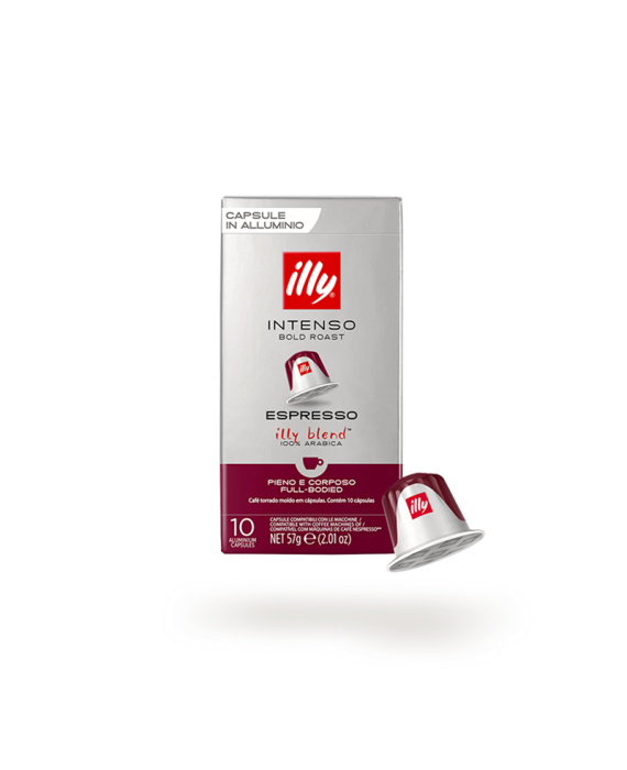 Estuche 10 cápsulas compatibles con Nespresso - Intenso - illy
