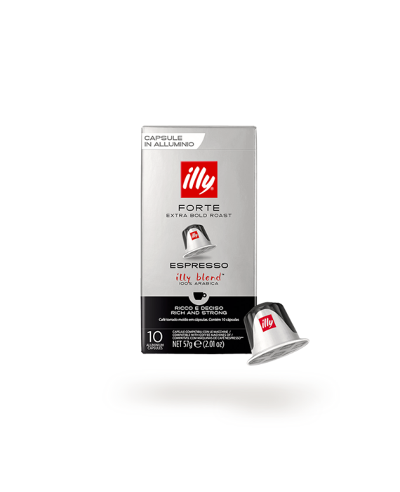 Estuche 10 cápsulas compatibles con Nespresso - Forte - illy