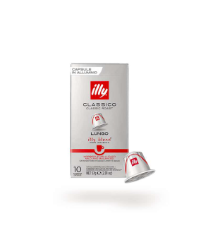 Estuche 10 cápsulas compatibles con Nespresso - Lungo - illy