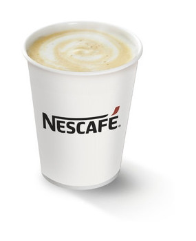 Tira 100 Vasos de Cartón Nescafé 6 oz