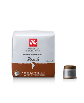 Estuche 18 Cápsulas Iperespresso de Café Arabica Selection Brasil Illy