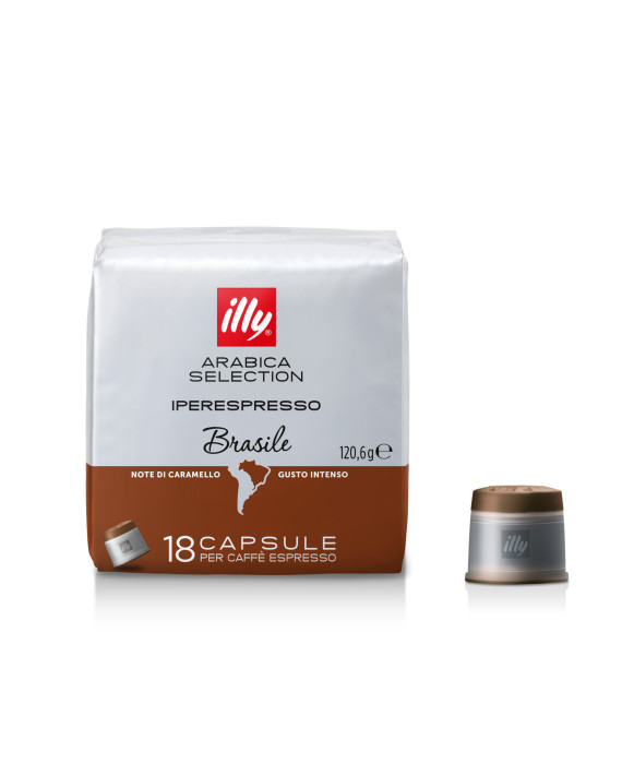 Estuche 18 Cápsulas Iperespresso de Café Arabica Selection Brasil Illy